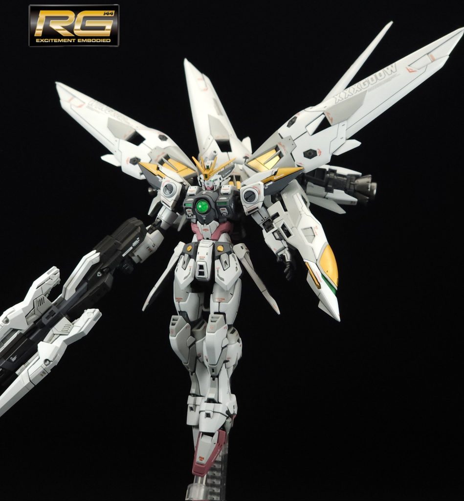 RGウイングガンダムゼロ スノーホワイトカラー