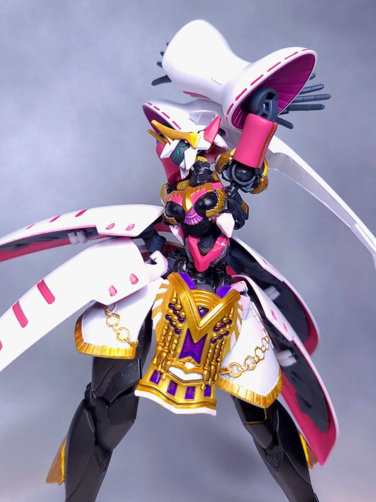 ということで、ここまで御覧いただきありがとうございました。たまたま投稿しようとしたタイミングで宇宙世紀コンが来たので参加してみましたが…正直これが宇宙世紀らしいかと言うと、自信ないです。まぁミキシングでもいいらしいので多分ヨシ。それはともかく、久しぶりに女性型を完成させられたので、この勢いで女性型MS界隈をもっと賑やかにしていきたいですね。皆さまもご応援のほど、よろしくお願いいたします。