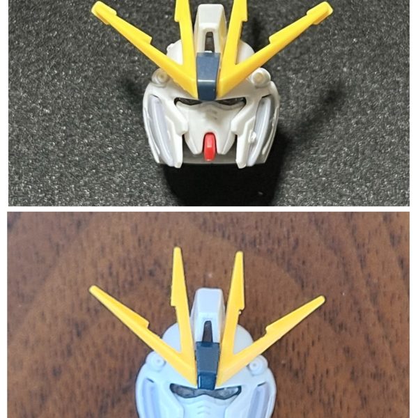 本編語りは抜きにして、ナラティブガンダムも好きな機体です。だが、何かがちがう！メガネ著 「友引前史」巻1「終末を越えて」序説第 3章より抜粋(;´д｀)早よ進めたまえ！キットを設定画に寄せる努力をしてみました。やり過ぎたところの再調整が必要ですね～汗（7枚目）