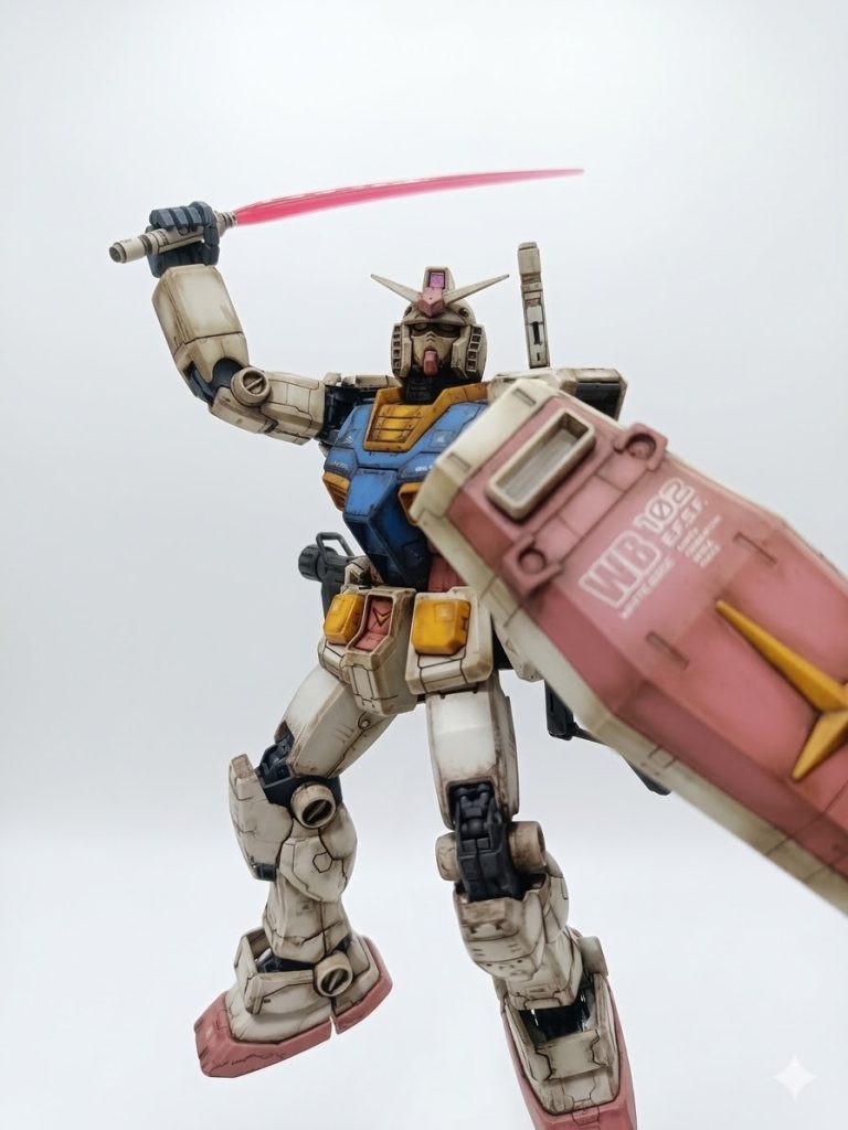 MG 1/100 RX-78-2ガンダム Ver.ONE YEAR WAR 0079–5枚目/制作者：ゆうさん