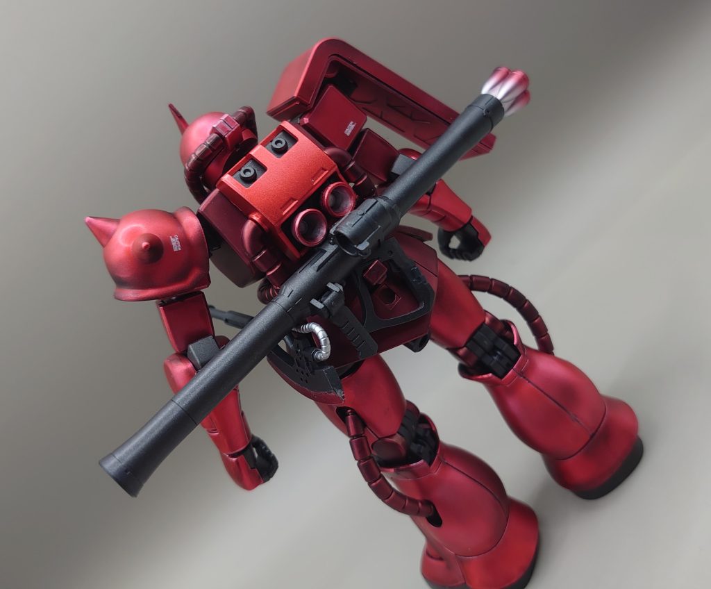 シャア専用ザクⅡ マットキャンディ塗装–3枚目/制作者：Leo