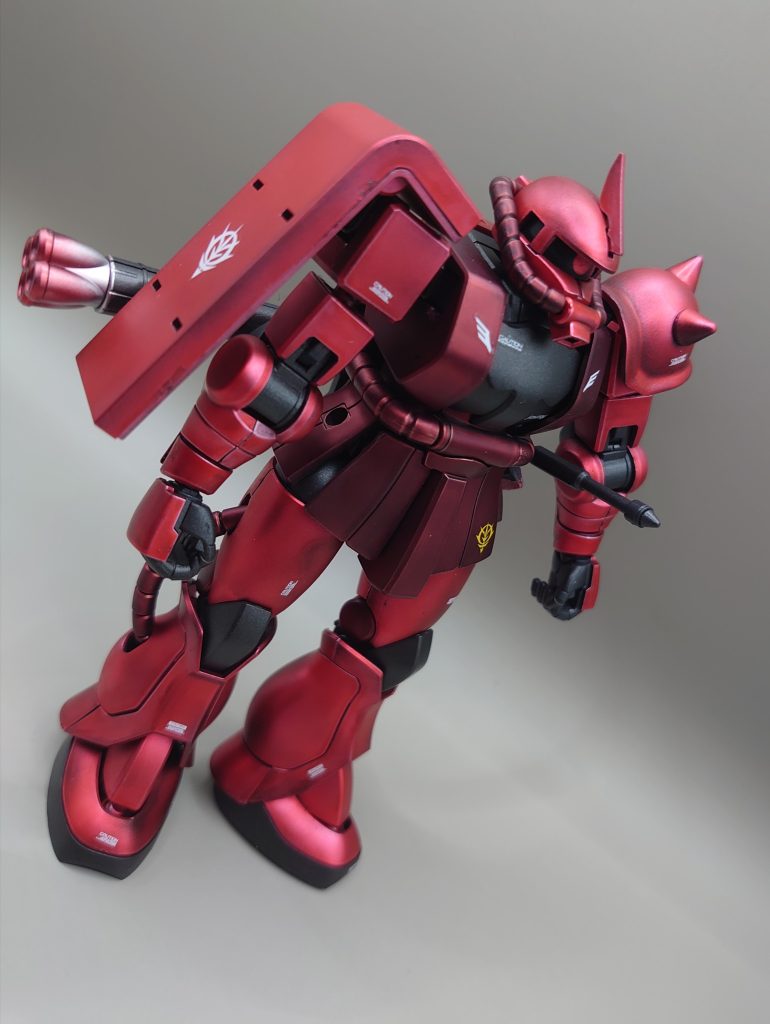 シャア専用ザクⅡ マットキャンディ塗装