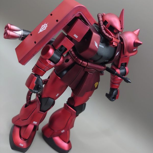 シャア専用ザクⅡ マットキャンディ塗装