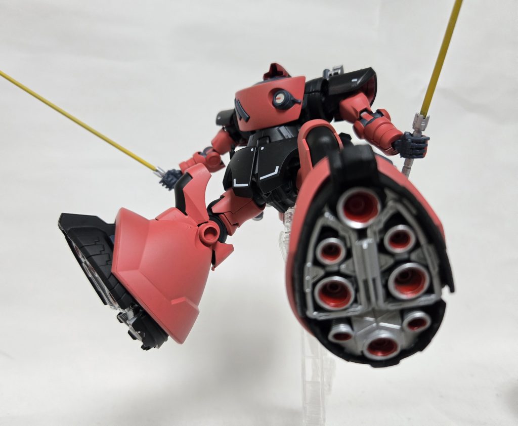 足裏のバーニアを部分塗装するの大変でした…