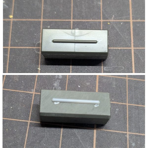 目立つところに消しづらいパーティング、、どうせなら切り取って再生させちゃったほうが早いやね😅カーモデルも最近作ったので、覚えたワザです💡