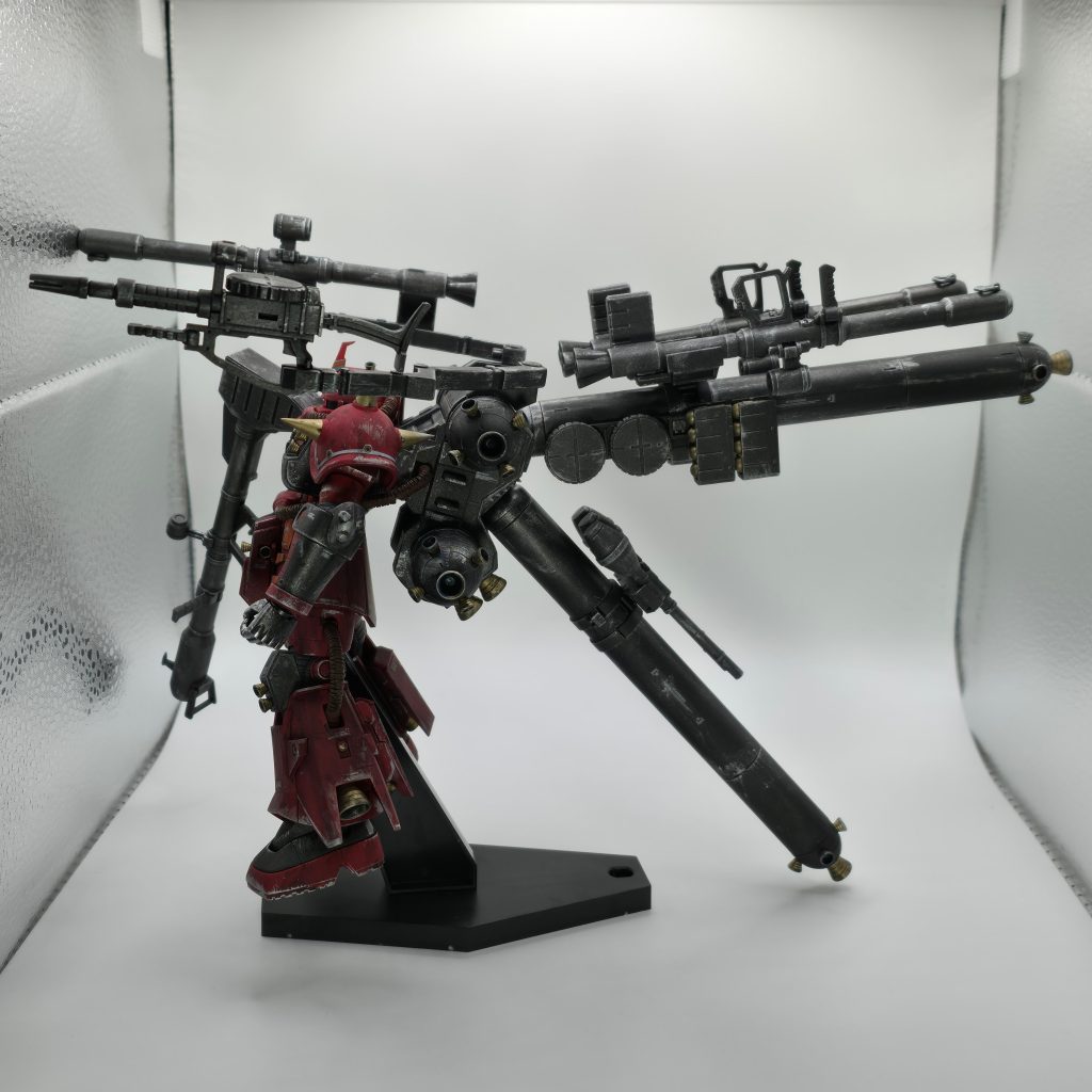 側面ゴツい、撮影ブースにぴったりはまってます。