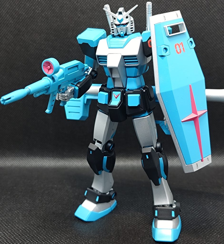 ネタ制作 HGUC ガンダム 初音ミクカラーVer風–4枚目/制作者：TAKA-STUDIO