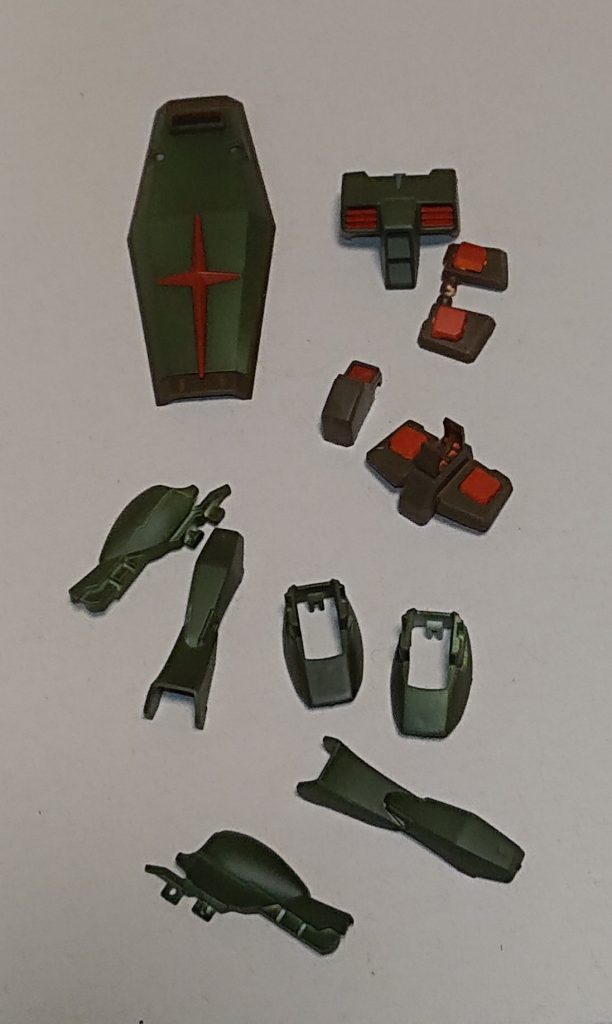 作品名：緑色<p>塗装中</p>
