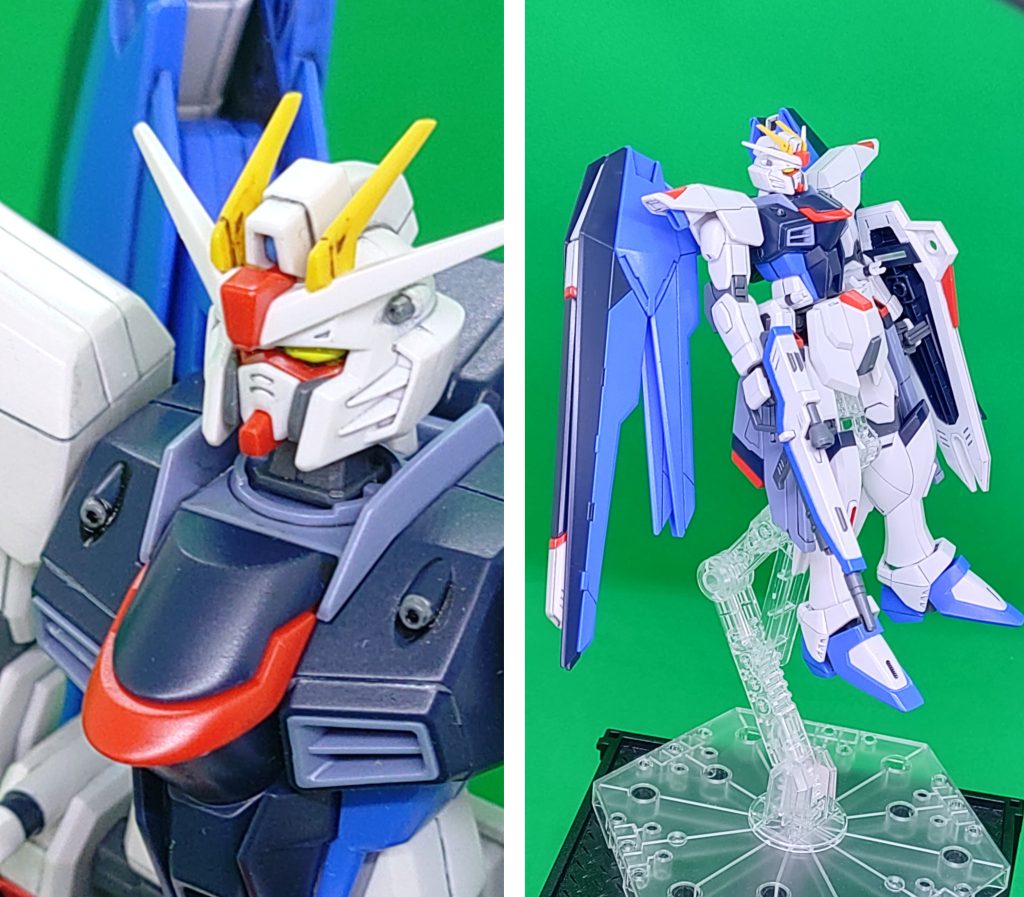 目も、初めは成型色のクリアイエローを活かそうと思っていたのですが、メチャクチャ難しくて断念。黄色って、ひさしの影の黒と相性わるいのですねー。