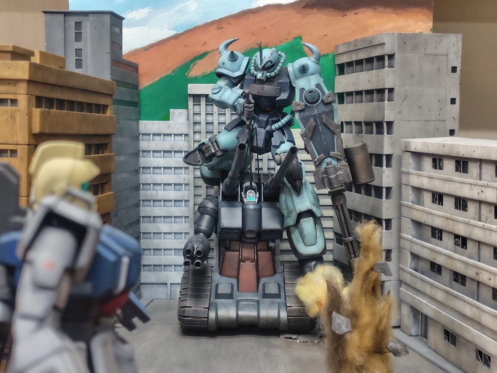 それなりの感じには出来たかな(zaku-kao4)