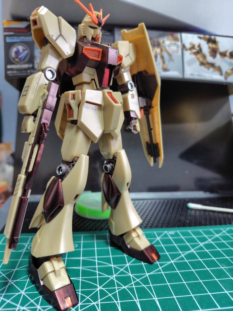 甥っ子贈答用　EG νガンダム　アクシズ・ショックカラー版