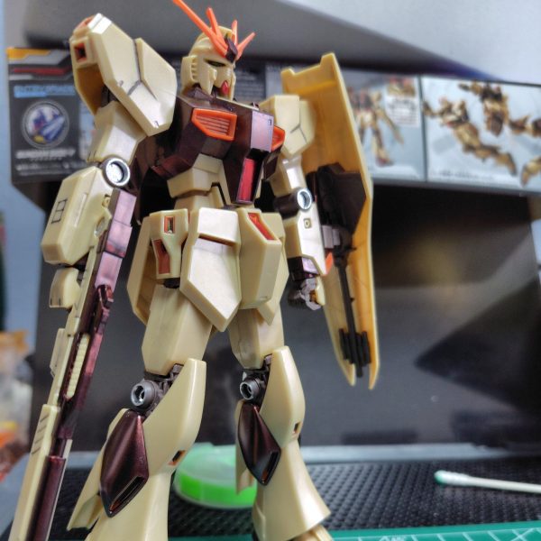 甥っ子贈答用　EG νガンダム　アクシズ・ショックカラー版