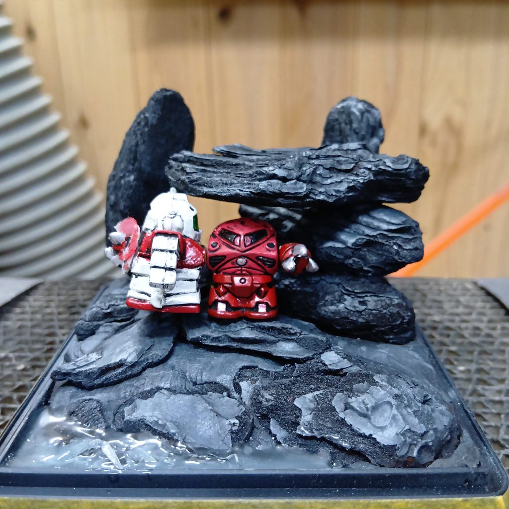 ガシャポン戦士　ジオラマ–2枚目/制作者：okfarm