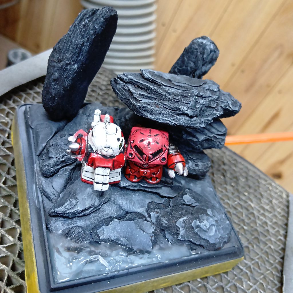 ガシャポン戦士　ジオラマ