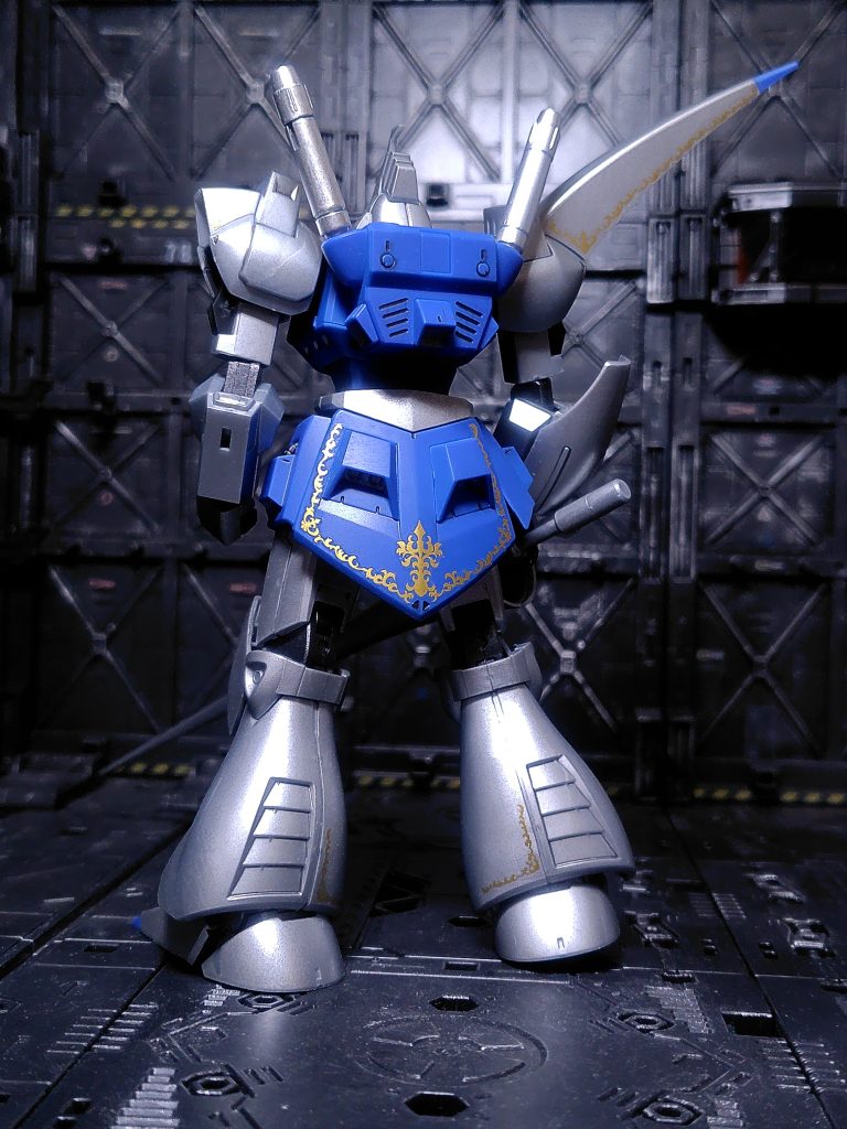 シルバーの成型色はウエルドラインがすごいのでさすがに無塗装は厳しいです。