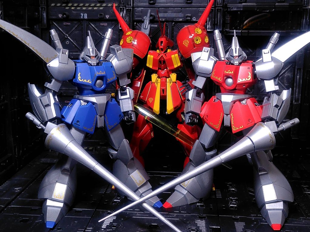 我が家にゲーマルクは無いので代わりにキャラ様のRジャジャ。https://gumpla.jp/hg/2354826