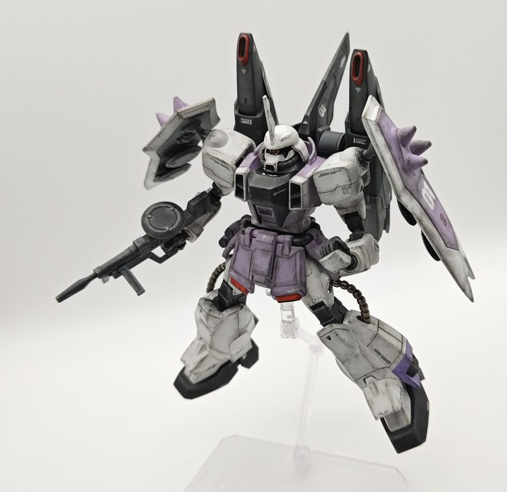 塗装はいつものアクリジョン、水性ウェザリングペイントでチッピング、ウェザリングマスターで細部汚し行っております。わたし、ウェザリングマスターが好みです。