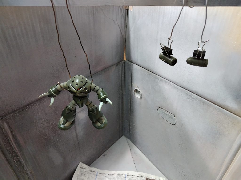 トップコート中。潜航してるみたい。