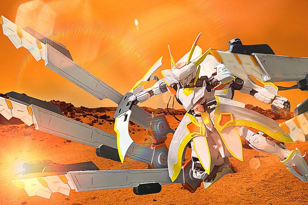 いかがだったでしょうか？よくよく見ると胴体とかバルバトスルプスのままだったりちょっと形が違ったり、ちゃんと設定通りに立体化できなかったのが悔やまれますが、完成できたことには満足しています。もしHGで発売したら並べて供養してあげようと思います。今年もゆーっくり作っていこうと思いますので、どうぞよろしくお願いします。ちなみに、「ムルムル」ってどっかの言葉で「ささやく」とか「小さく唸る」とかって意味があるらしいですよ。&nbsp;それではまたっ！&nbsp;