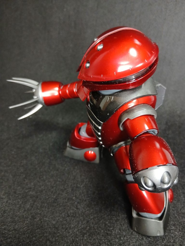 シルバー→クリアレッド2度吹きシルバー→クリアブラック2度吹き(ガンメタになっただけ…)💧