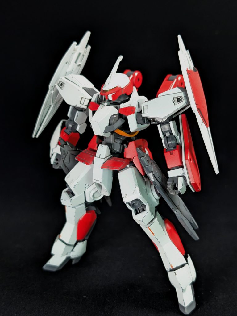 ブースターを肩と両膝にしかしグレイズ系って立たせるの難しいですね💧