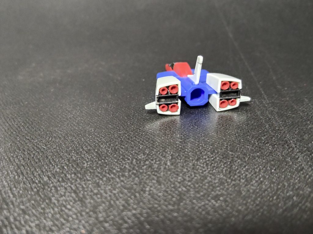 コア・ファイターも塗りました&nbsp;部分塗装しかしてませんが、思ってたよりかっこよくなったかなあと