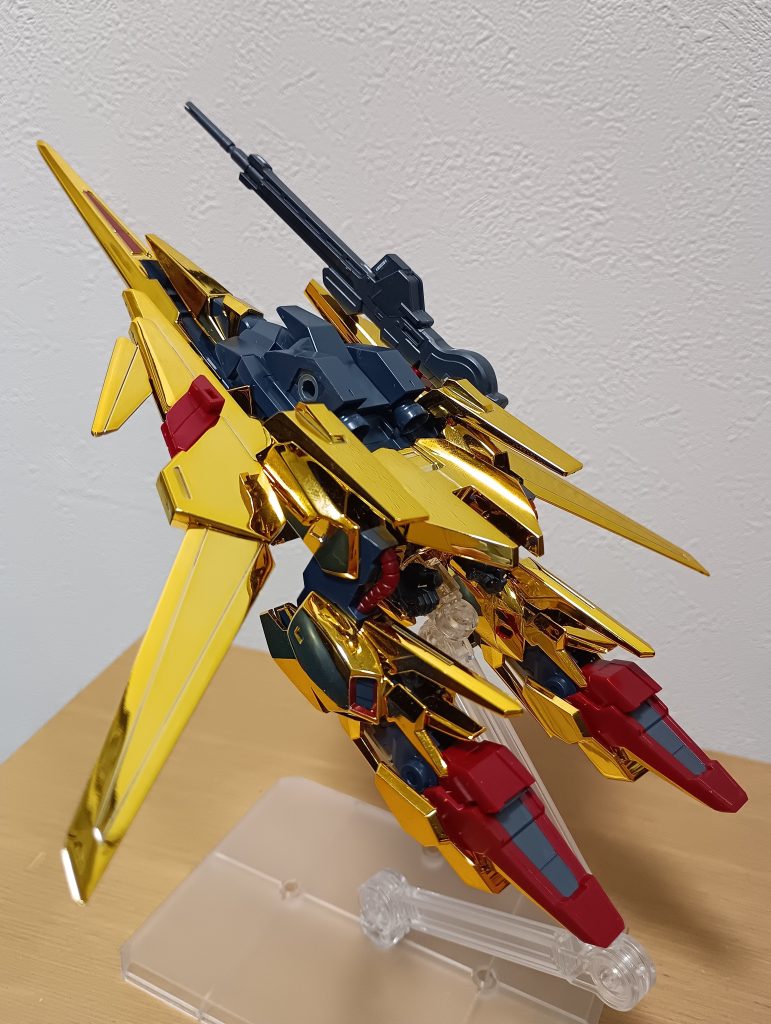 美しい、、、ぜひRGかMGで完全変形版を出してほしいですね。 以上、HG デルタガンダムでした。ありがとうございました。