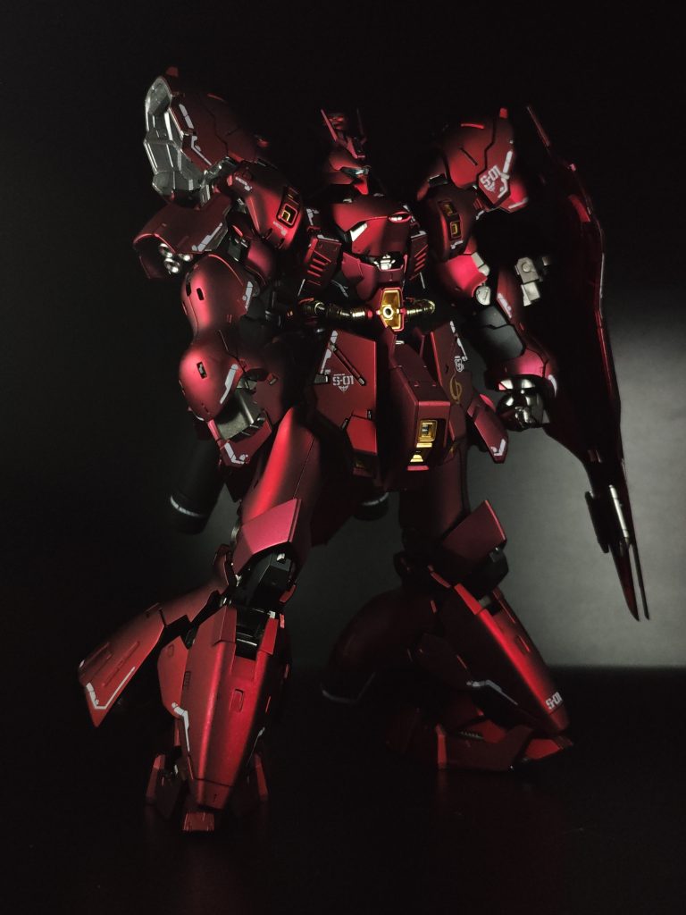 全てのパーツをヤスり、動力パイプをメタルパーツに変更しています。