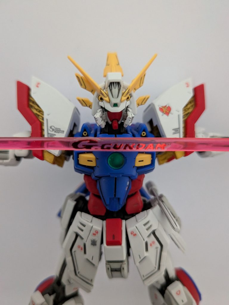 ロゴ入りビームサーベル。かっこいい。