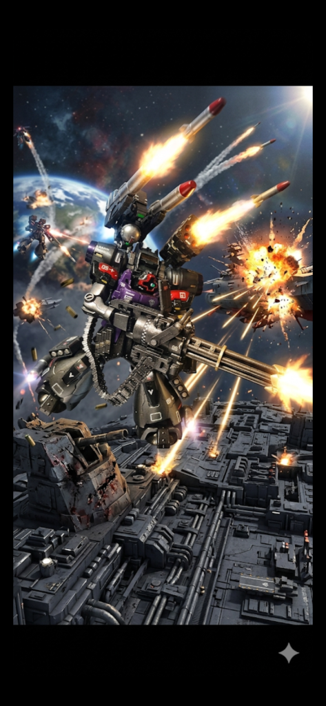 MS-09F DOM HELLFIRE(第666部隊隊長機)–5枚目/制作者:M.Aznable