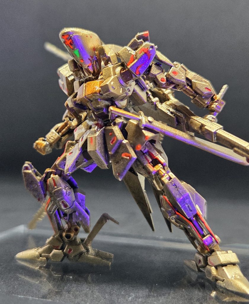 蛍光塗料で、光るようにしてます。最後まで見て頂きありがとうございます!こんなんばっかですけど……