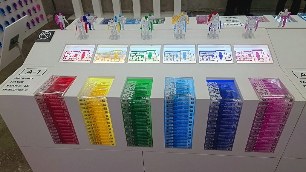 店内、カラフル！さぁ、どのランナー選ぼうかな