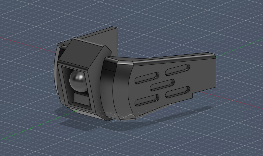 部品設計期間は土日のみ作業で約1.5ヶ月でした。細かい形状や強度面で3D出力も苦戦して、トライ&エラーで10回くらいはやり直していると思います。