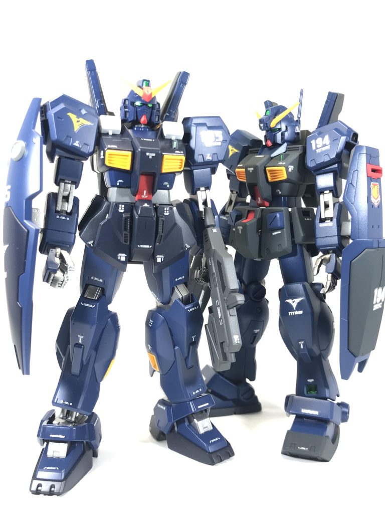 （おまけ1）以前作成したヘイズル次世代試作機とのツーショットです。&nbsp;