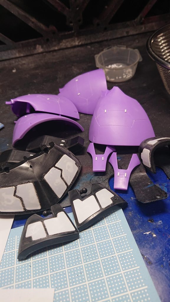 艶消し簡単フィニッシュで済ませていたキットのリメイクなので当時やりたかったことを自由に詰め込みました。