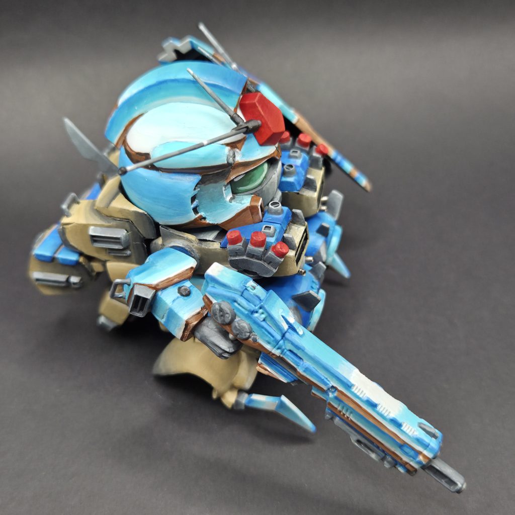 塗装はいつも通りシタデルカラーの筆塗です。