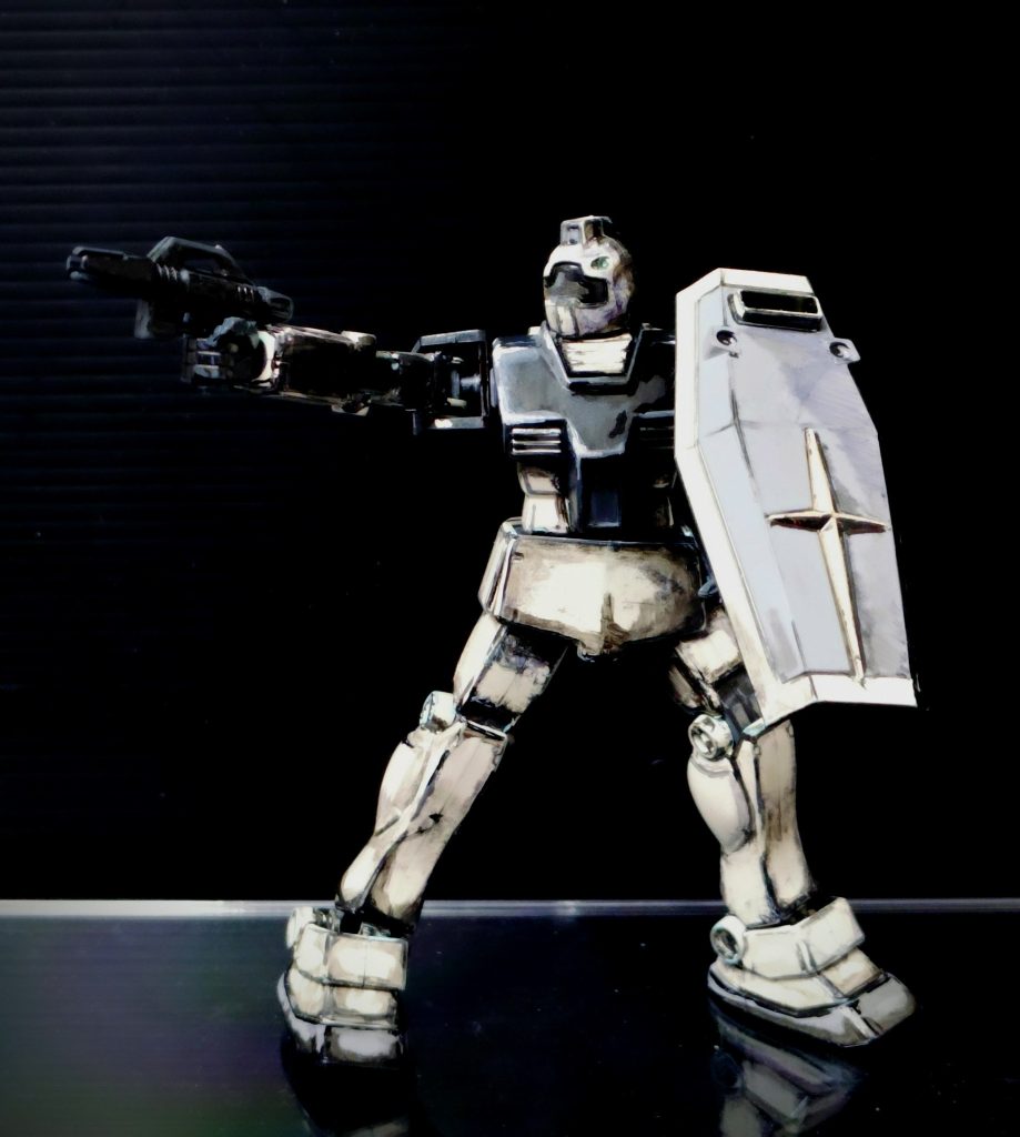 墨絵風？ジム–3枚目/制作者：キャトル