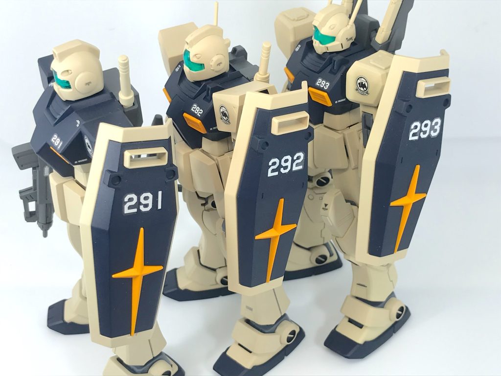 恒例のシールド機体No.ショットです。