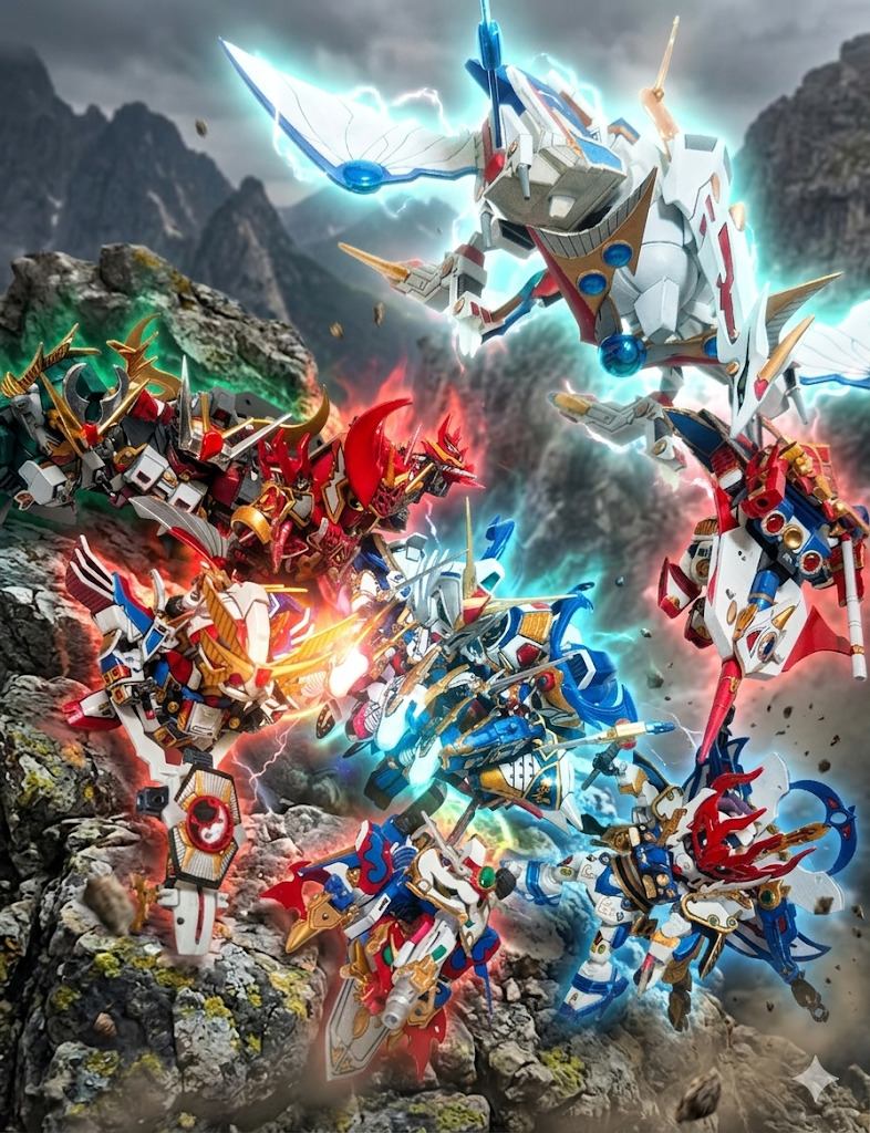 それぞれの形態で総出撃！！