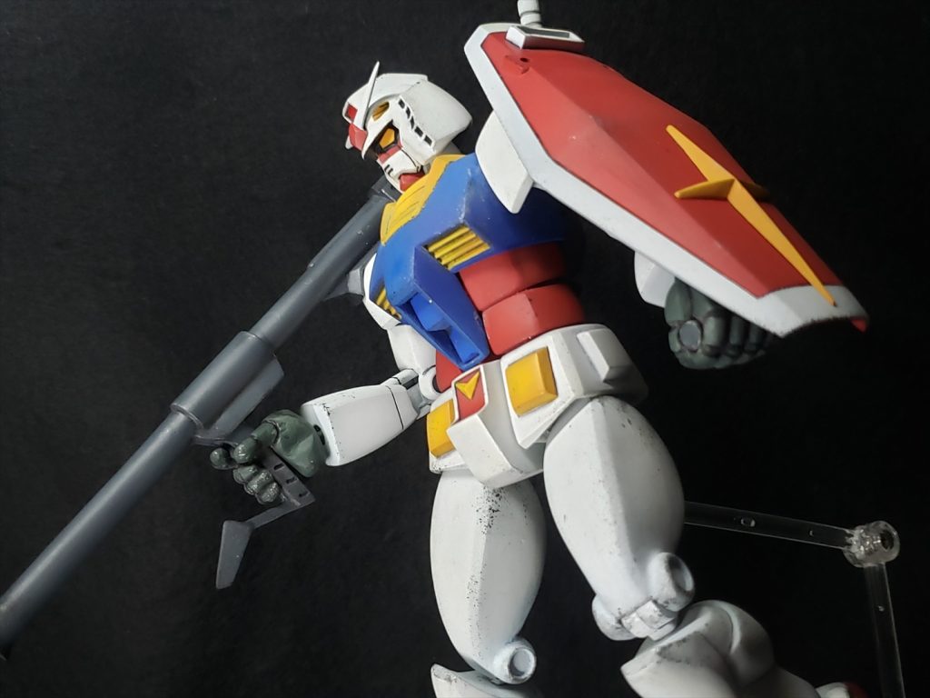 フル可動1/100旧キット ガンダム 【アニメ劇中フォルム徹底再現版】   ※旧キット1/100 リアルタイプガンダム使用–5枚目/制作者：HITOHITO