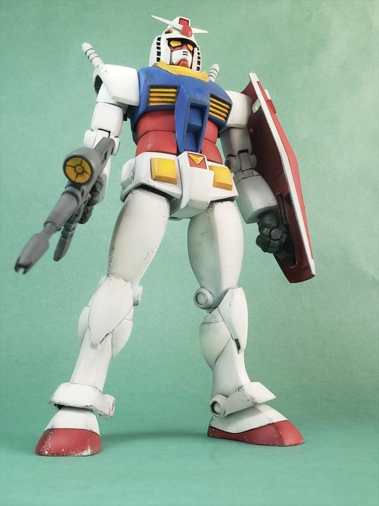 フル可動1/100旧キット ガンダム 【アニメ劇中フォルム徹底再現版】   ※旧キット1/100 リアルタイプガンダム使用–3枚目/制作者：HITOHITO