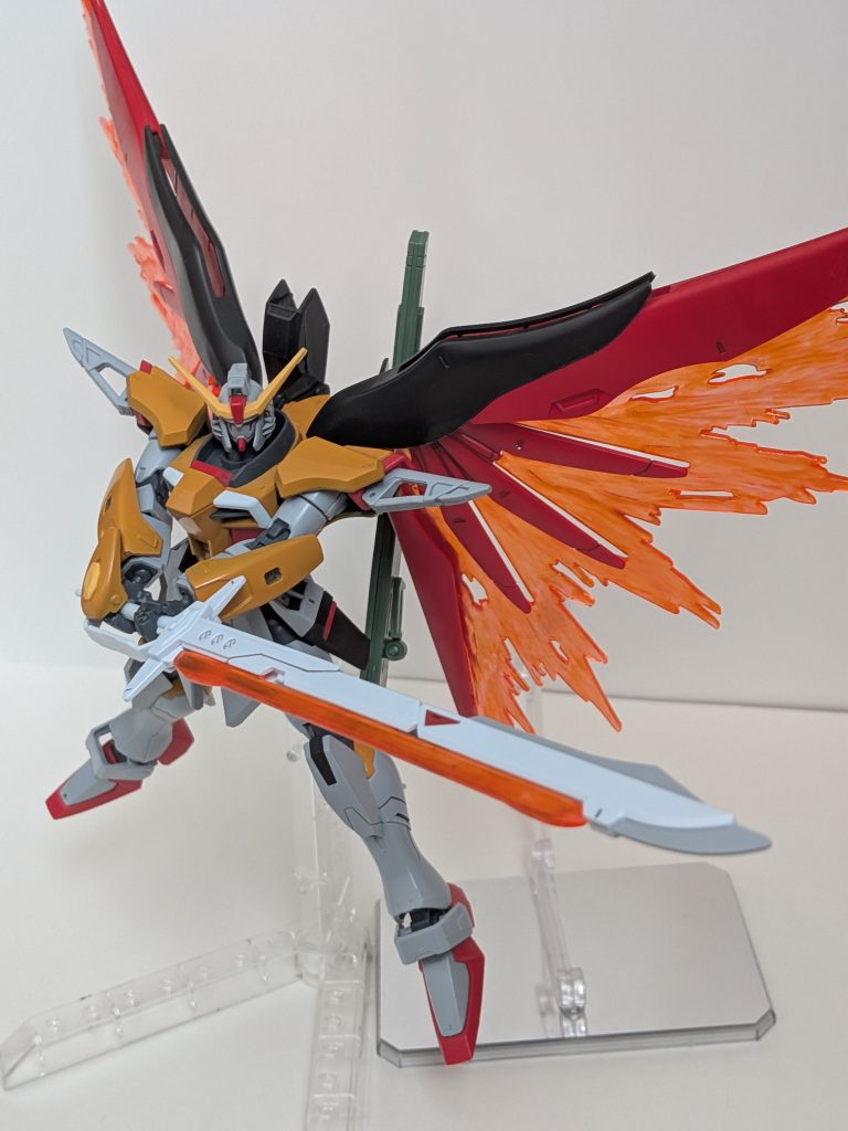 頑張って、ポーズをとりました。