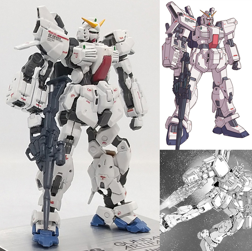 改修塗装完成品 ガンダムMk-Ⅱ バナージ・リンクス搭乗機 『機動戦士ガンダムUC 獅子の帰還』ガンダムアーティファクト–3枚目/制作者:ランゼル