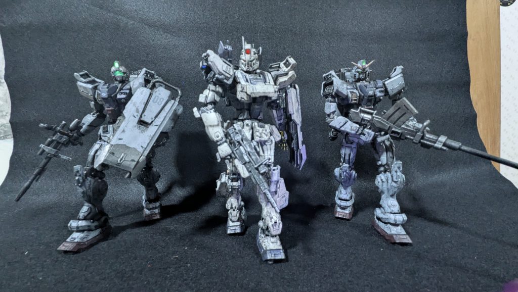 せっかくなので、ちゃんと揃った『復讐のレクイエム』テイストの08小隊😻✨