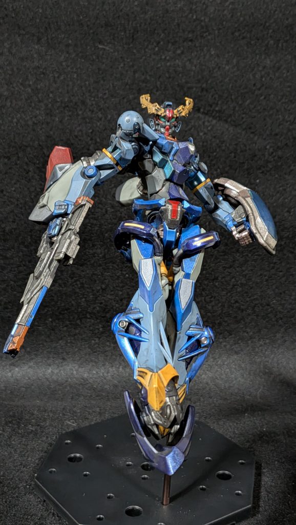 青いジークアクス–5枚目/制作者：Mio ガンプラ会