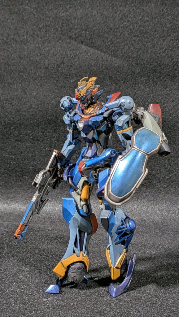 青いジークアクス–2枚目/制作者：Mio ガンプラ会