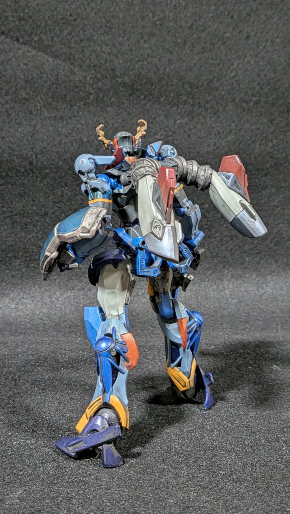 青いジークアクス–4枚目/制作者：Mio ガンプラ会