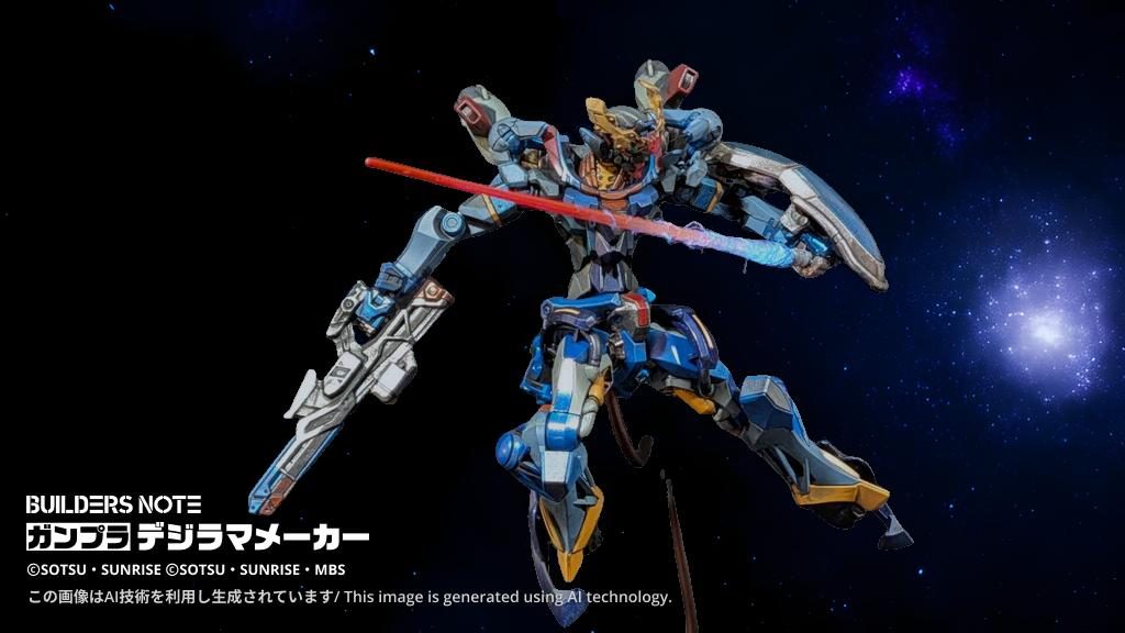 青いジークアクス–8枚目/制作者：Mio ガンプラ会