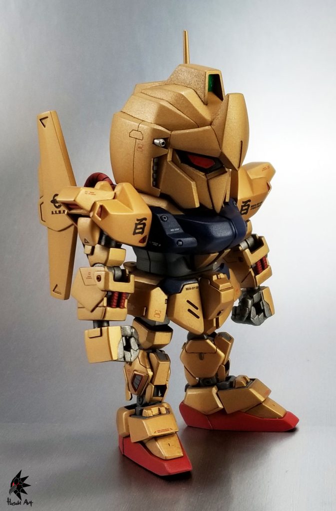 SD Hyaku-Shiki SDGG #62 百式–3枚目/制作者：@HasakiArt