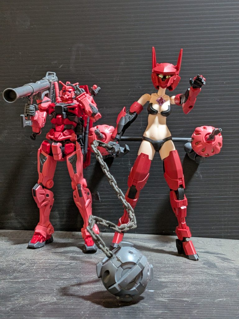 閃いたので赤い悪魔作ってみた（笑）